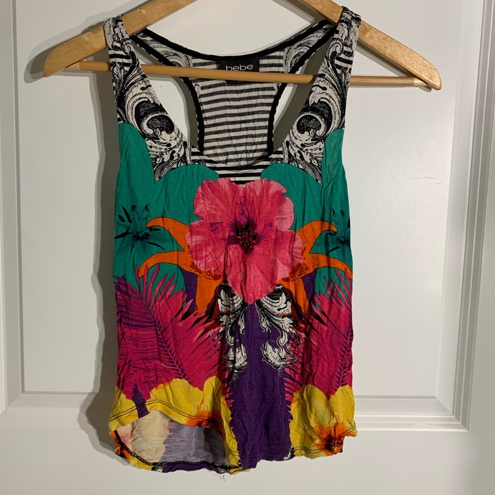Bebe Racer Back Top